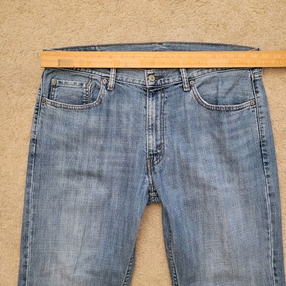 Levi's 559 Jeans Mens 36X35 (Tag 36X34) Blue Relaxed Straight Red Tab Jeans - Picture 7 of 12